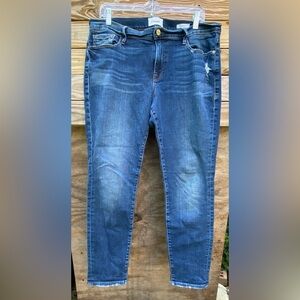 Frame Denim Le Garçon Distressed Azure Jeans Size 32
